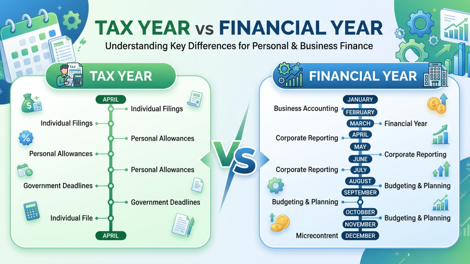 Difference Between Tax Year vs Financial Year for UK Businesses in 2026/27